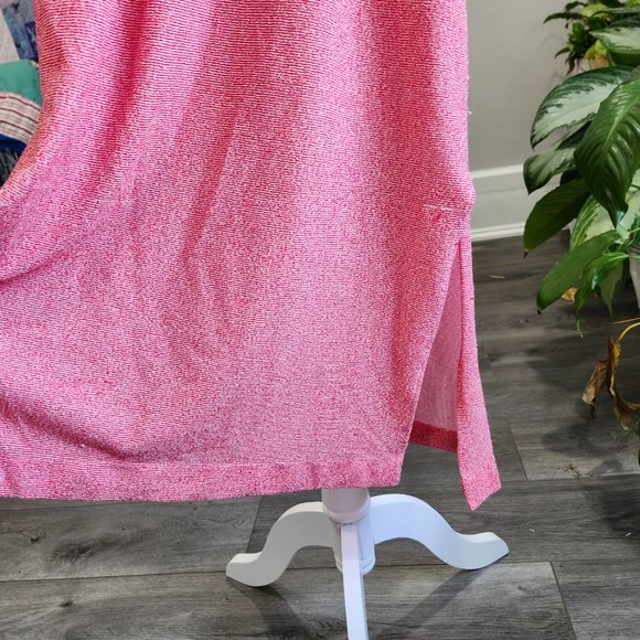 Vintage 1970's Red & White Sundress, Handmade AS IS - Picture 6 of 11